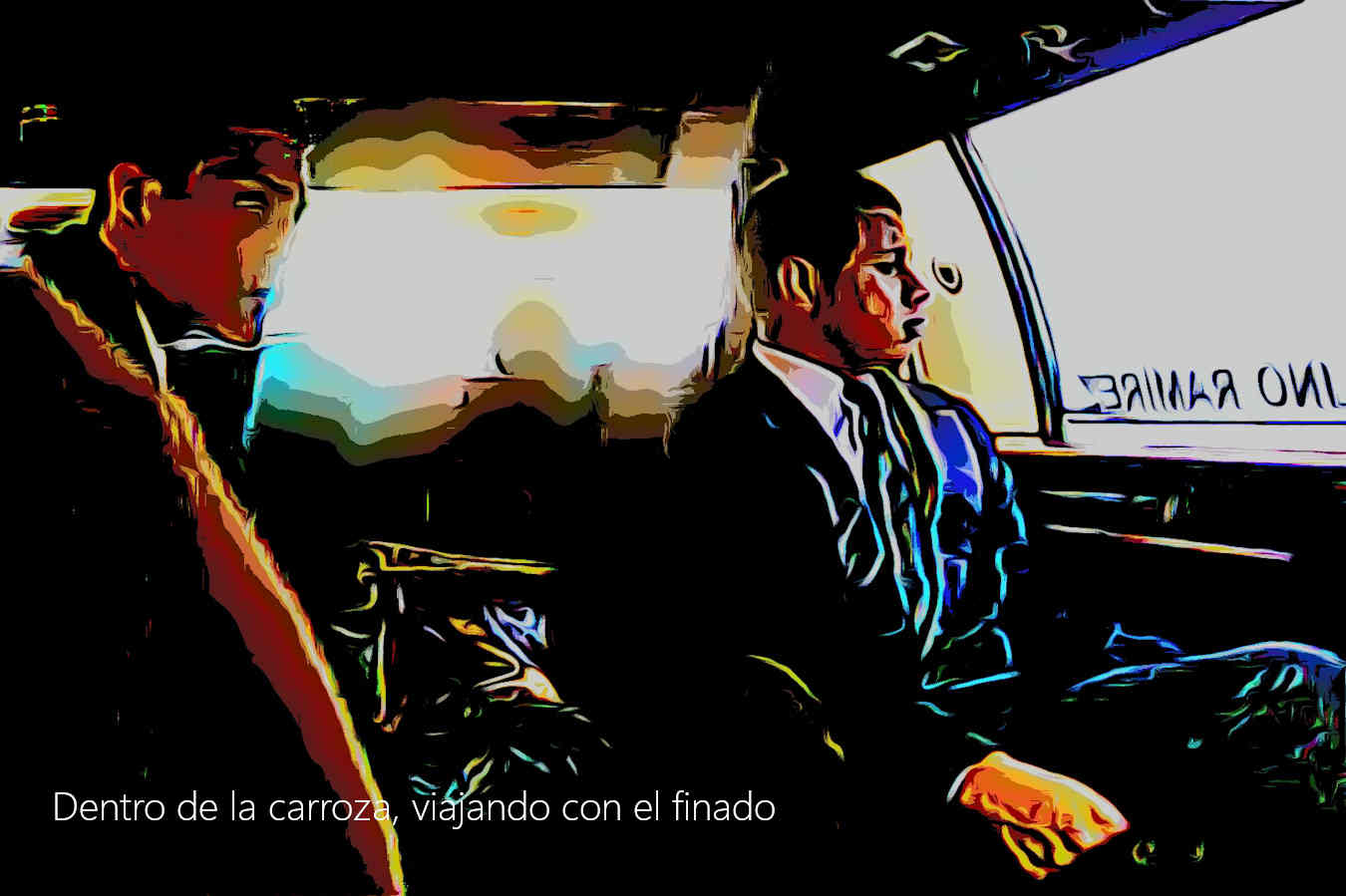 Huyendo con el muerto